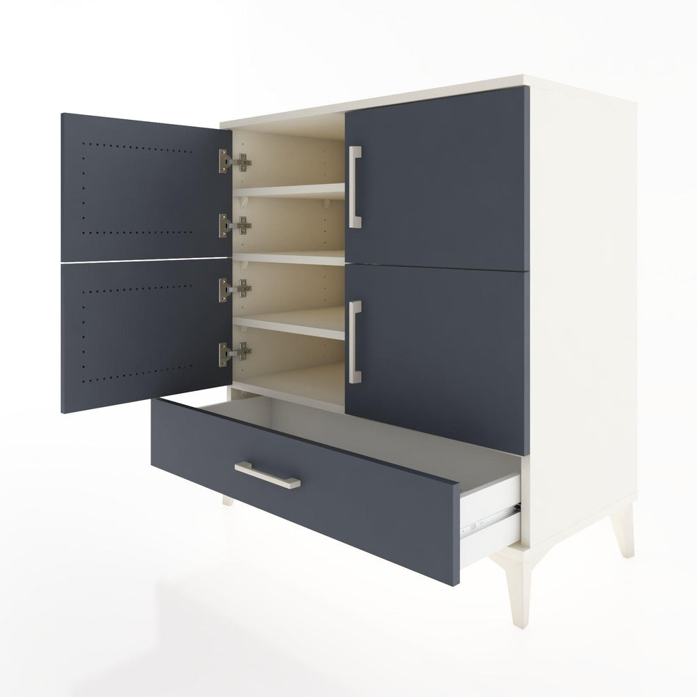 Woodntry Modüler Şifonyer Aytaşı 88x44x84 cm Kapaklı ve Çekmeceli KC91-1