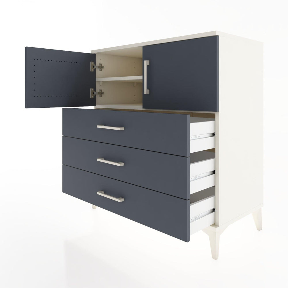 Woodntry Modular Dresser Moonstone 88x44x84 cm with Cover and Drawer KC97-1