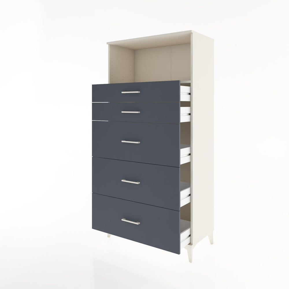 Woodntry Modular Cabinet Moonstone 88x44x170 cm with Drawers and Shelves CR50-1