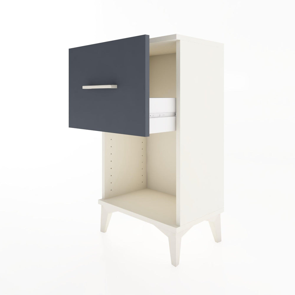 Woodntry Modüler Komodin Tek Çekmece ve Raflı V1 44x30x68 cm Aytaşı - Woodntry