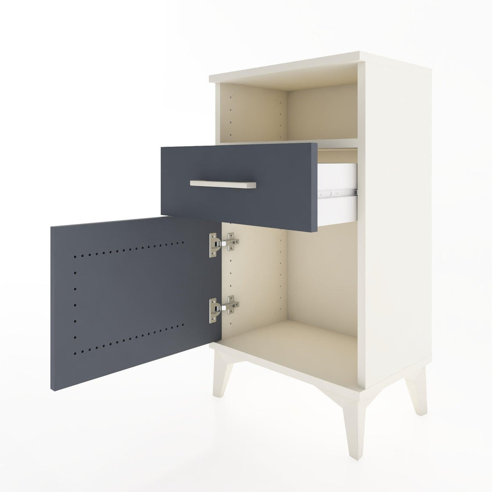 Woodntry Modüler Komodin Raf Çekmece Kapaklı 44x30x68 cm Aytaşı - Woodntry