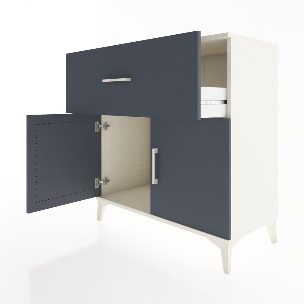 Woodntry Modular Dresser Moonstone 88x44x84 cm with Cover and Drawer KC51-1