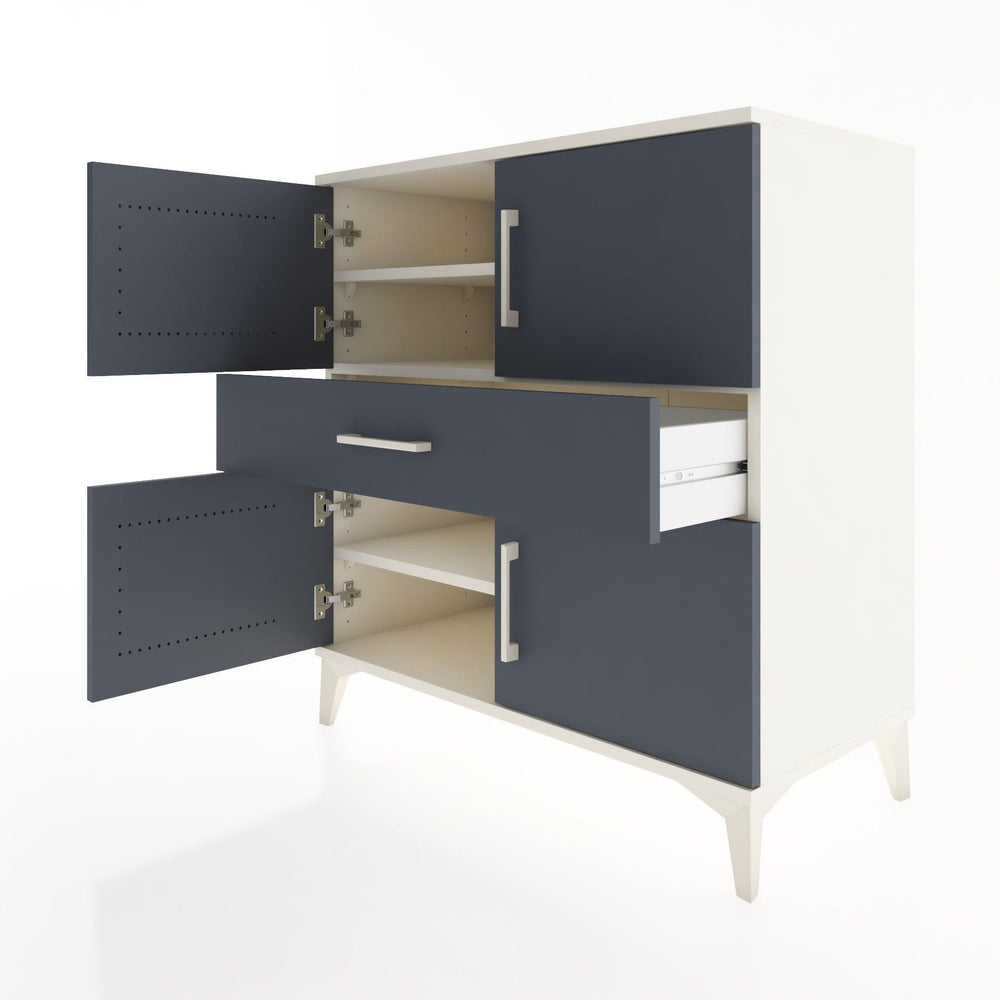 Woodntry Modüler Şifonyer Aytaşı 88x44x84 cm Kapaklı ve Çekmeceli KC101-1