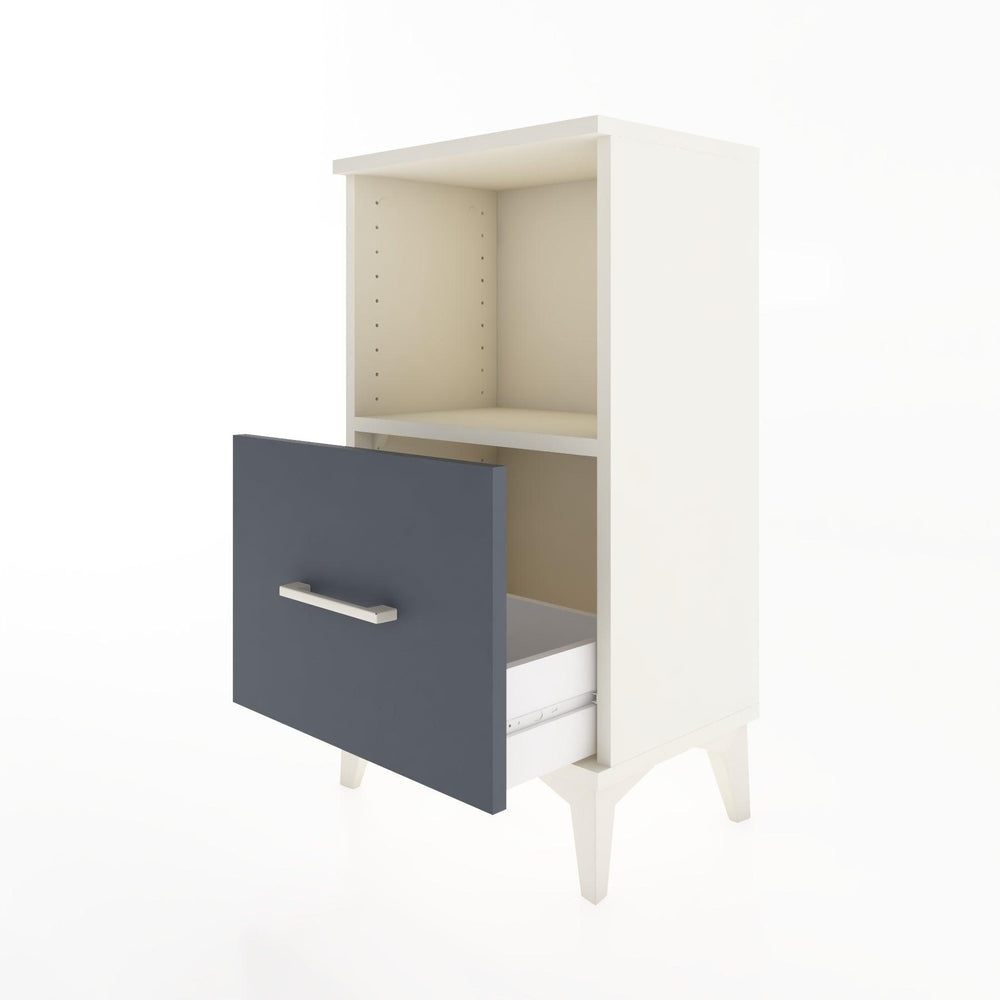 Woodntry Modüler Komodin Tek Çekmece ve Raflı V2 44x30x68 cm Aytaşı - Woodntry