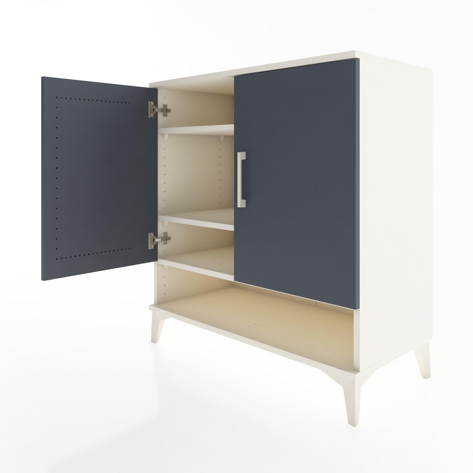 Woodntry Modular Dresser Moonstone 88x44x84 cm with Cover and Shelf KR75-1