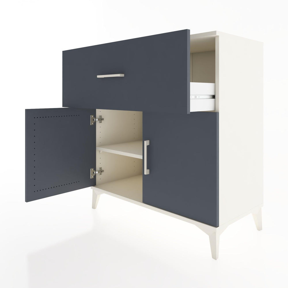 Woodntry Modular Dresser Moonstone 88x44x84 cm with Cover and Drawer KC50-1