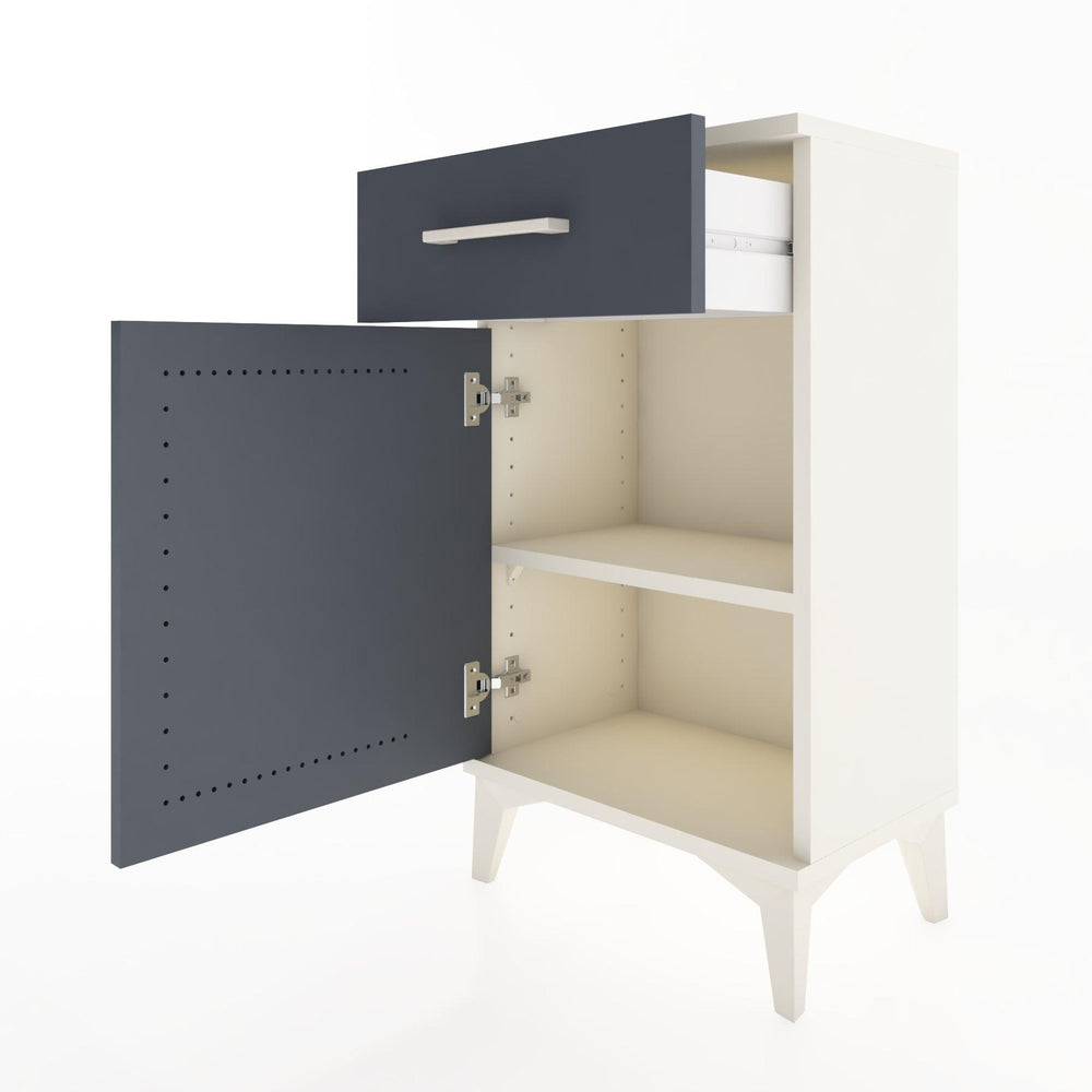 Woodntry Modüler Komodin Çekmece ve Kapaklı V4 44x30x68 cm Aytaşı - Woodntry