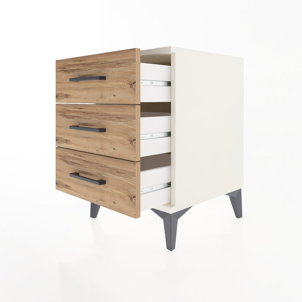 Woodntry Modular Nightstand Moonstone 44x44x52 cm Drawer C1-1