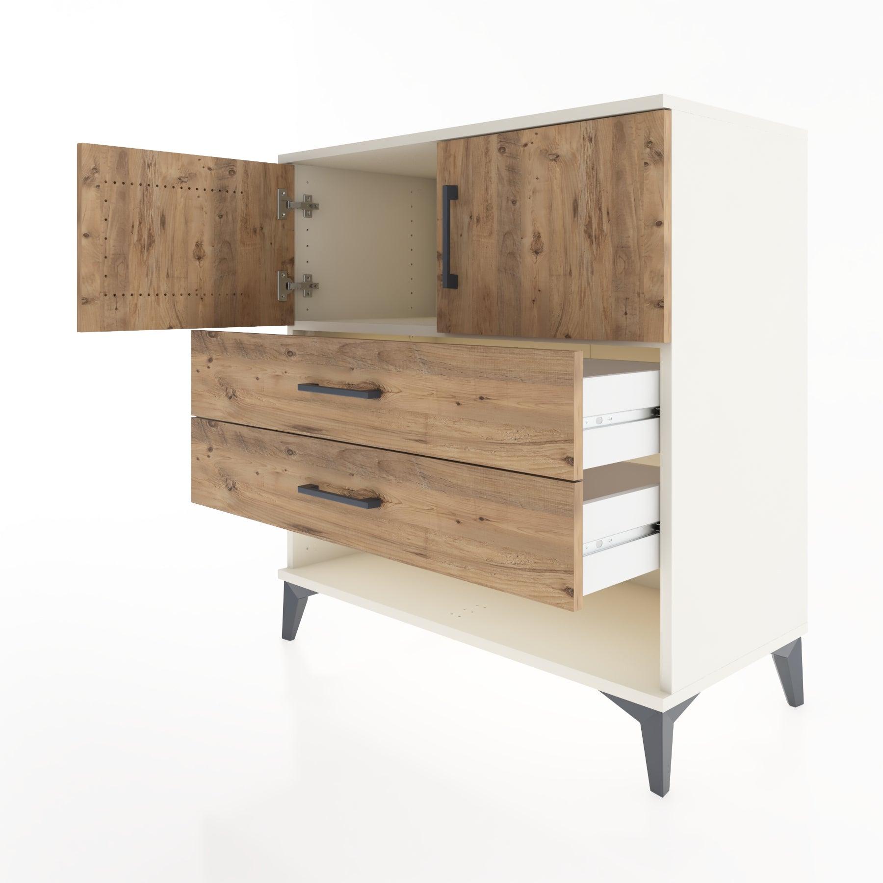 Woodntry Modular Dresser Moonstone 88x44x84 cm Functional F100-1
