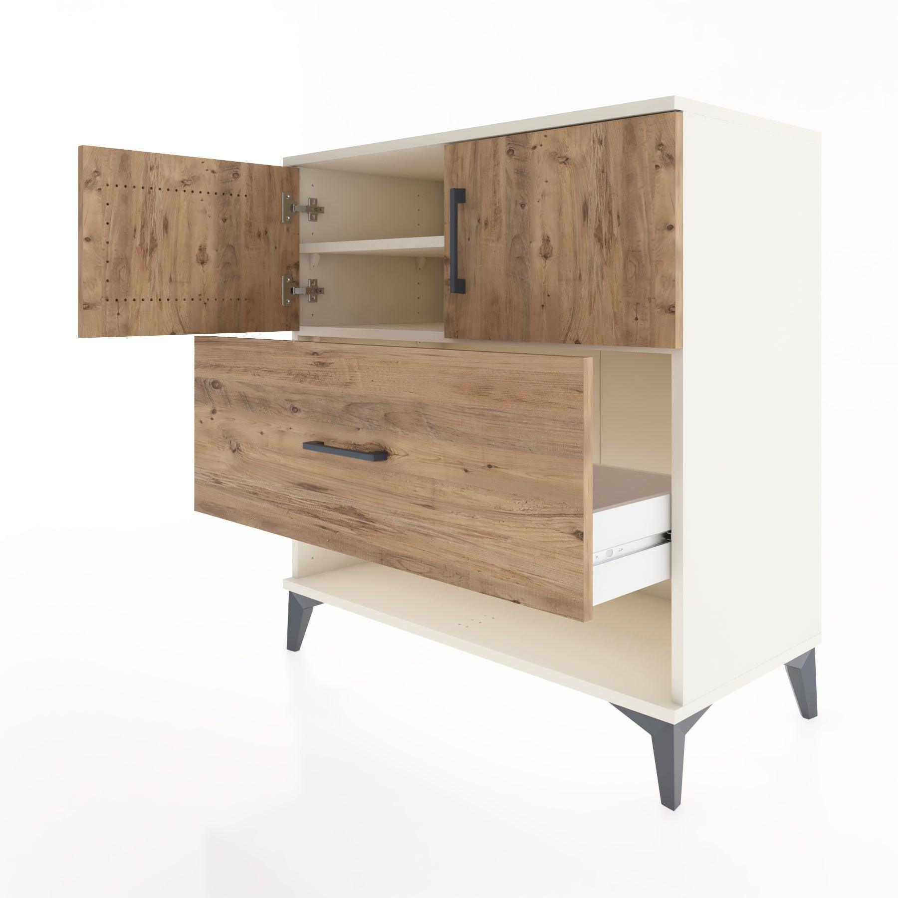 Woodntry Modular Dresser Moonstone 88x44x84 cm Functional F119-1