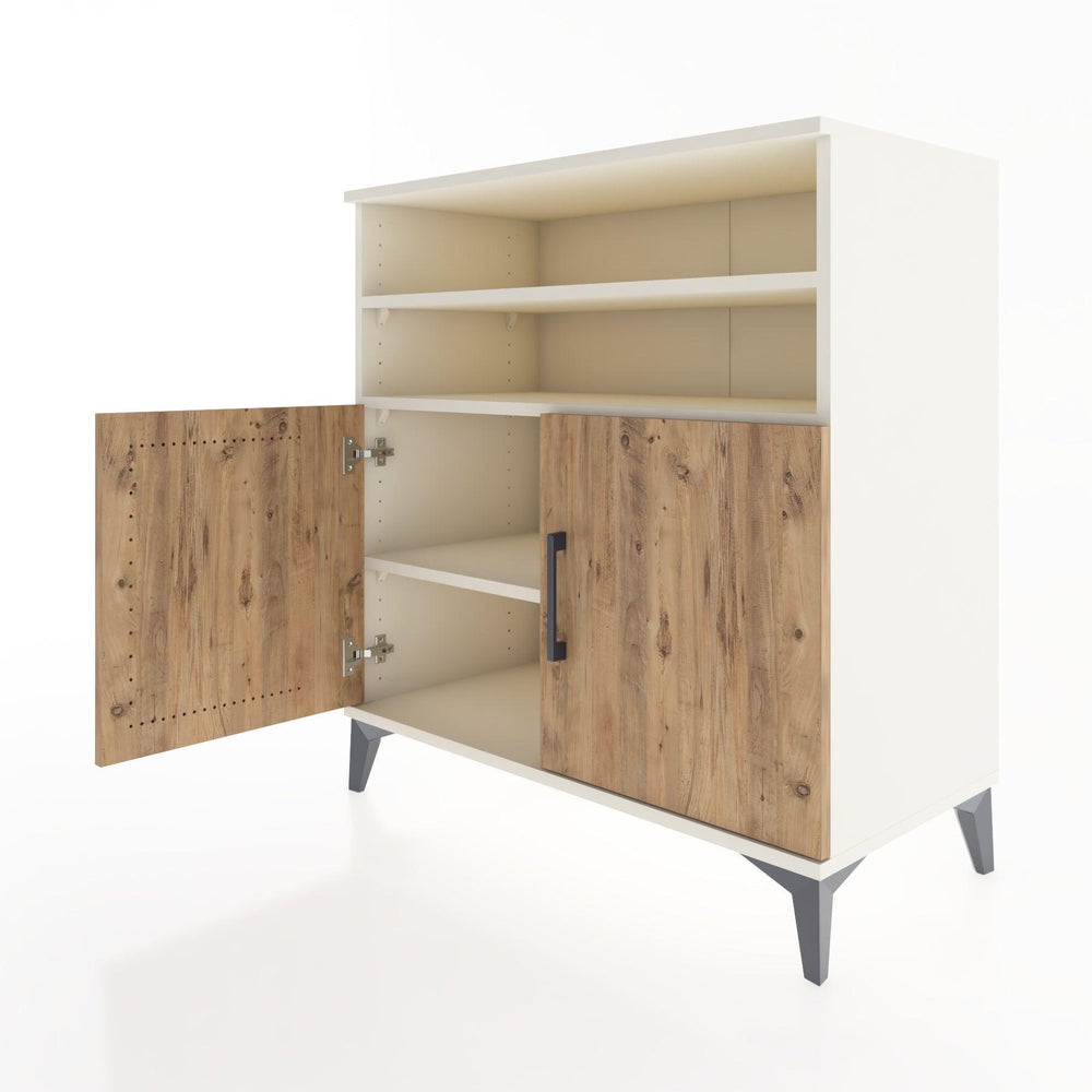 Woodntry Modular Dresser Moonstone 88x44x84 cm with Cover and Shelf KR38-1
