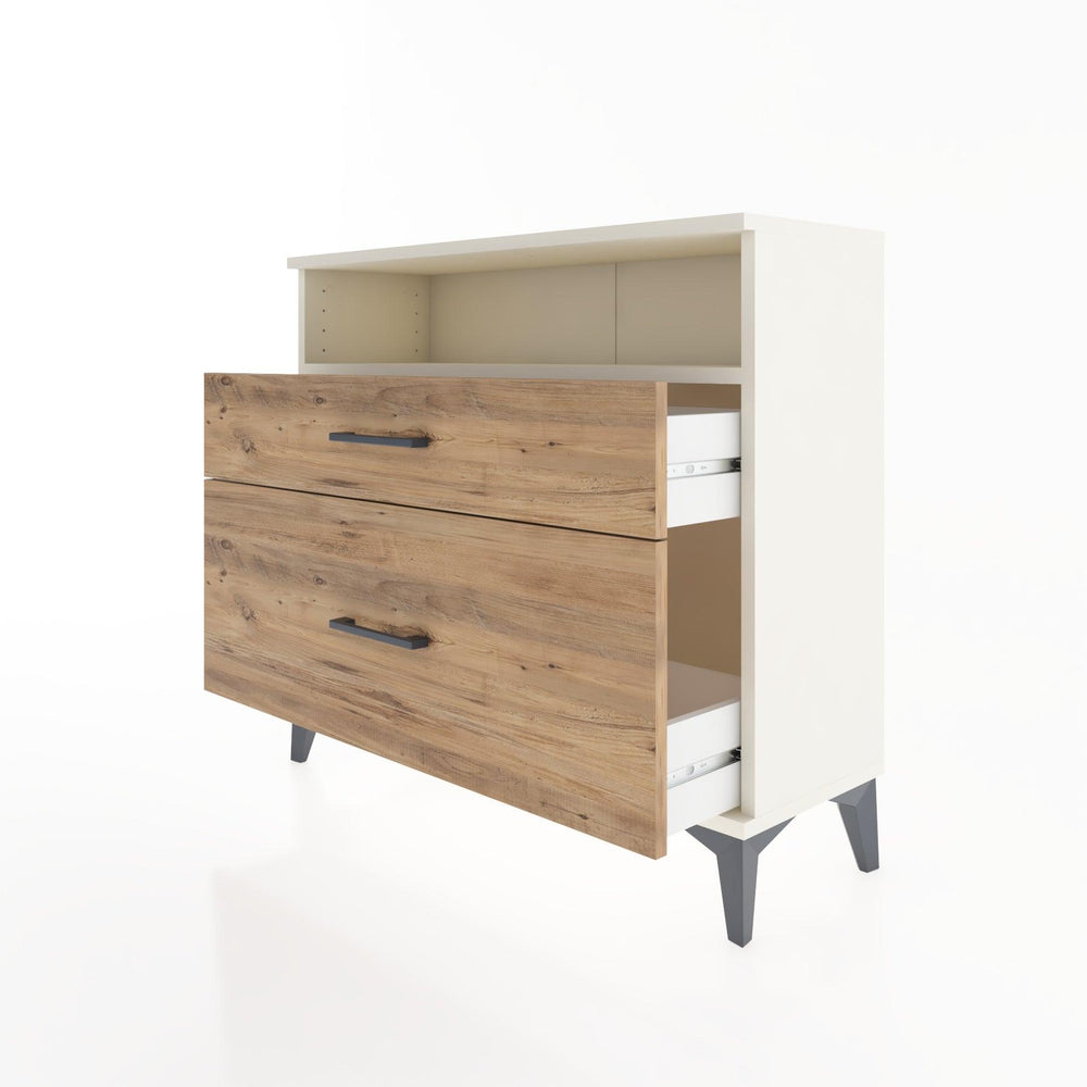 Woodntry Modüler Şifonyer İki Çekmeceli V6 88x30x68 cm Aytaşı - Woodntry