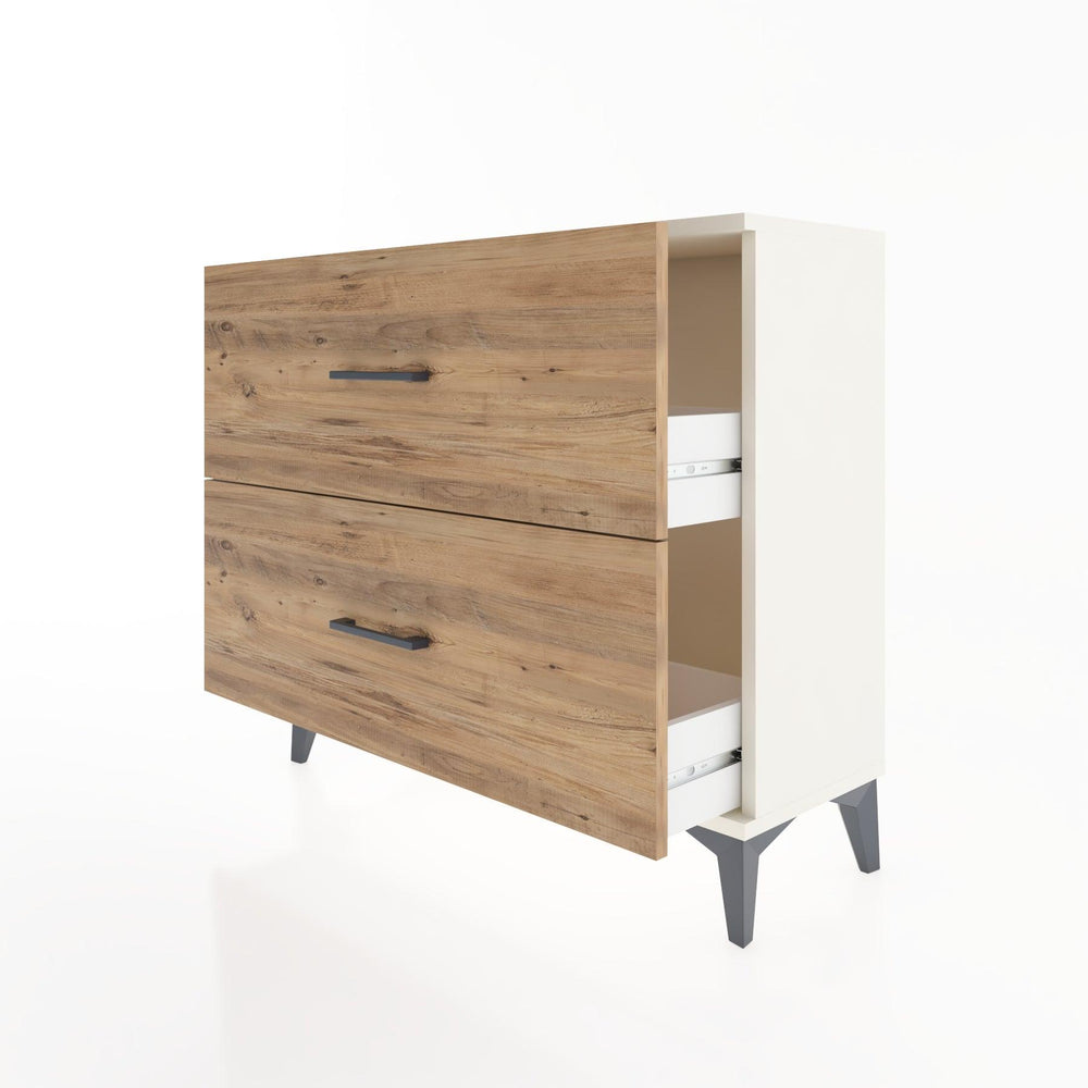 Woodntry Modüler Şifonyer İki Çekmeceli V4 88x30x68 cm Aytaşı - Woodntry