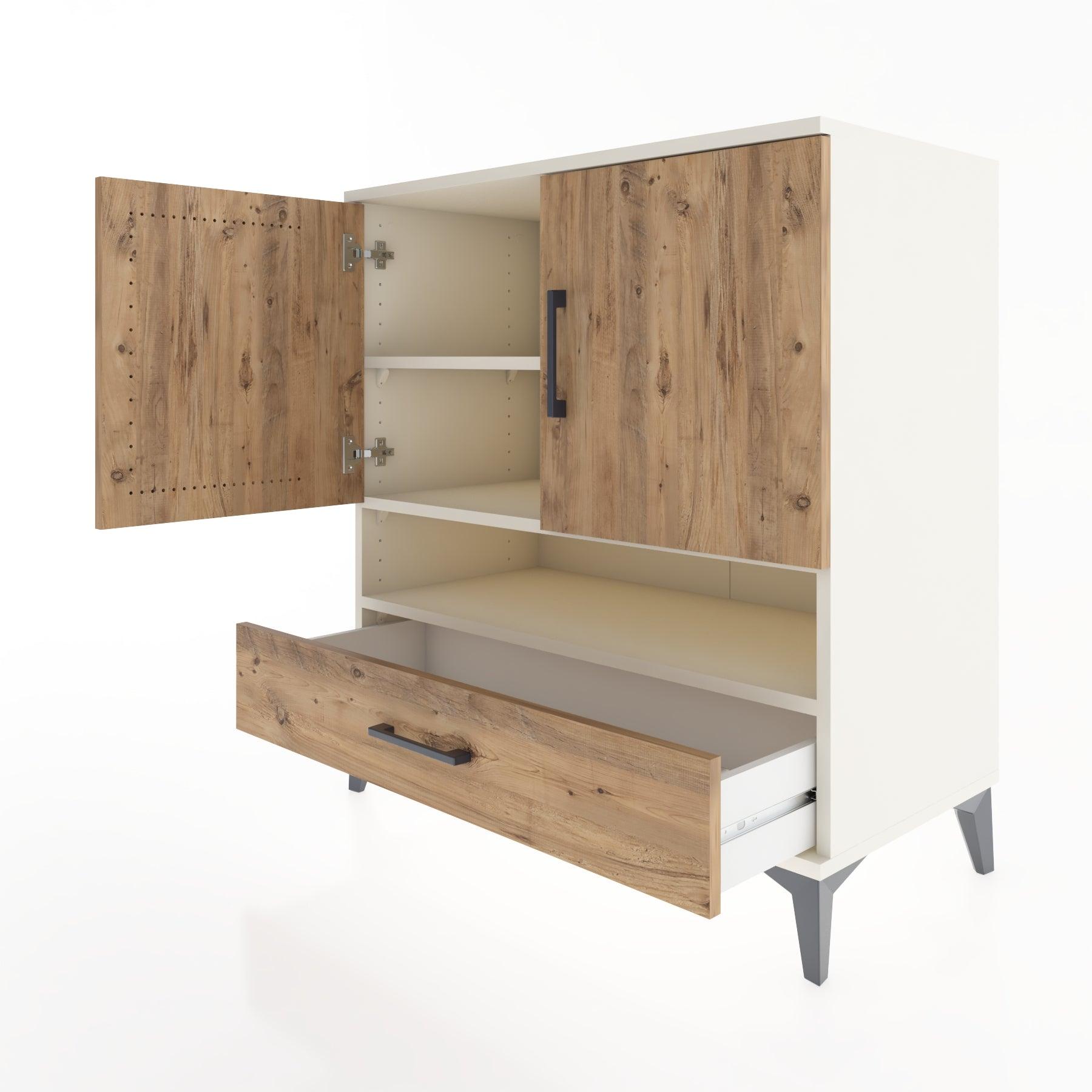 Woodntry Modular Dresser Moonstone 88x44x84 cm Functional F29-1