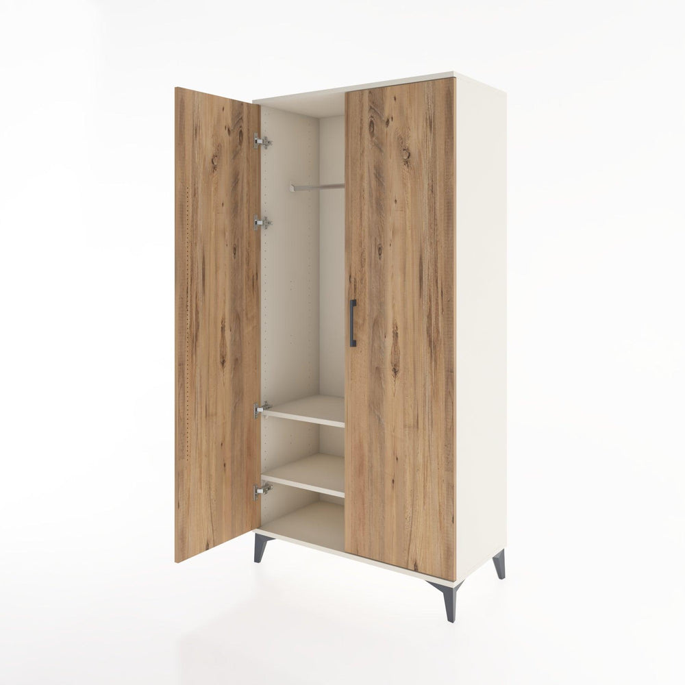 Woodntry Modular Cabinet Moonstone 88x44x170 cm with Cover K31-1