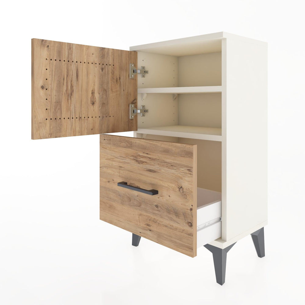 Woodntry Modüler Komodin Çekmece ve Kapaklı V2 44x30x68 cm Aytaşı - Woodntry