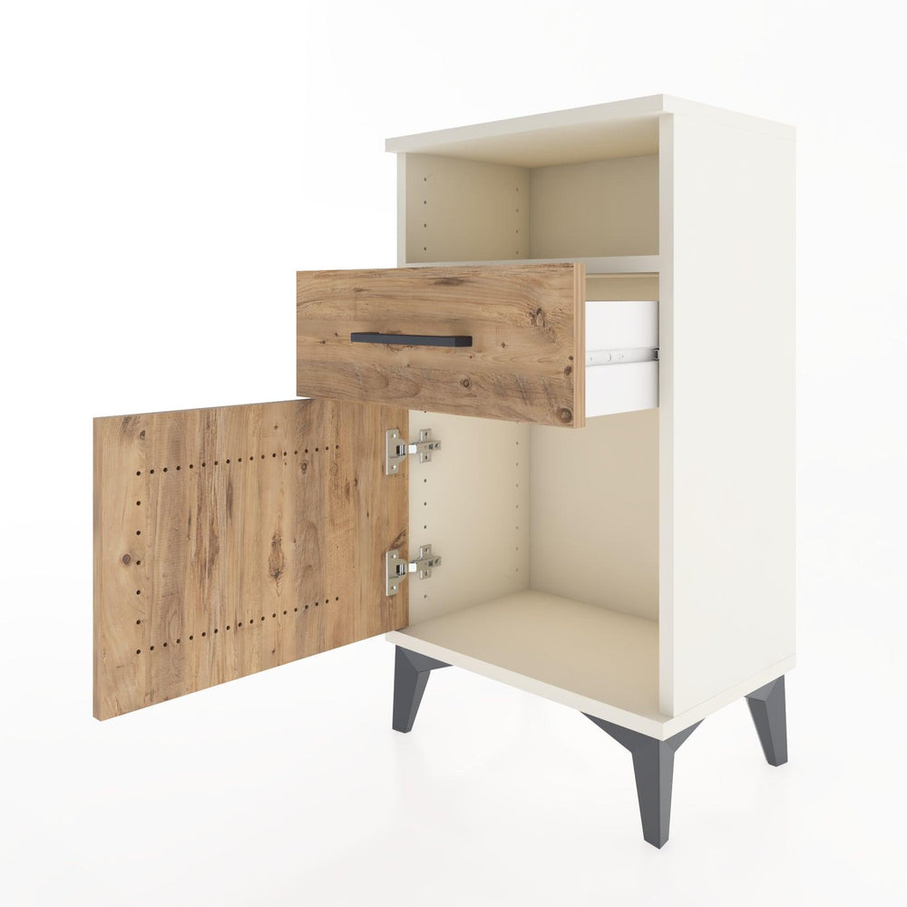 Woodntry Modüler Komodin Raf Çekmece Kapaklı 44x30x68 cm Aytaşı - Woodntry