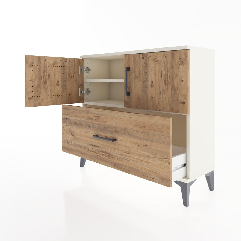 Woodntry Modüler Şifonyer Kapak ve Çekmeceli V2 88x30x68 cm Aytaşı - Woodntry