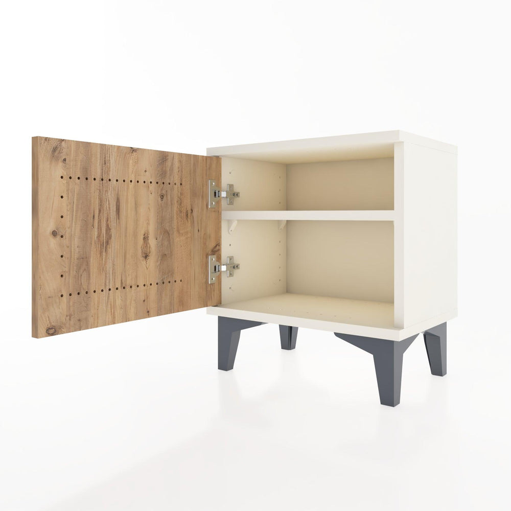 Woodntry Modüler Komodin Tek Kapaklı 44x30x36 cm Aytaşı - Woodntry