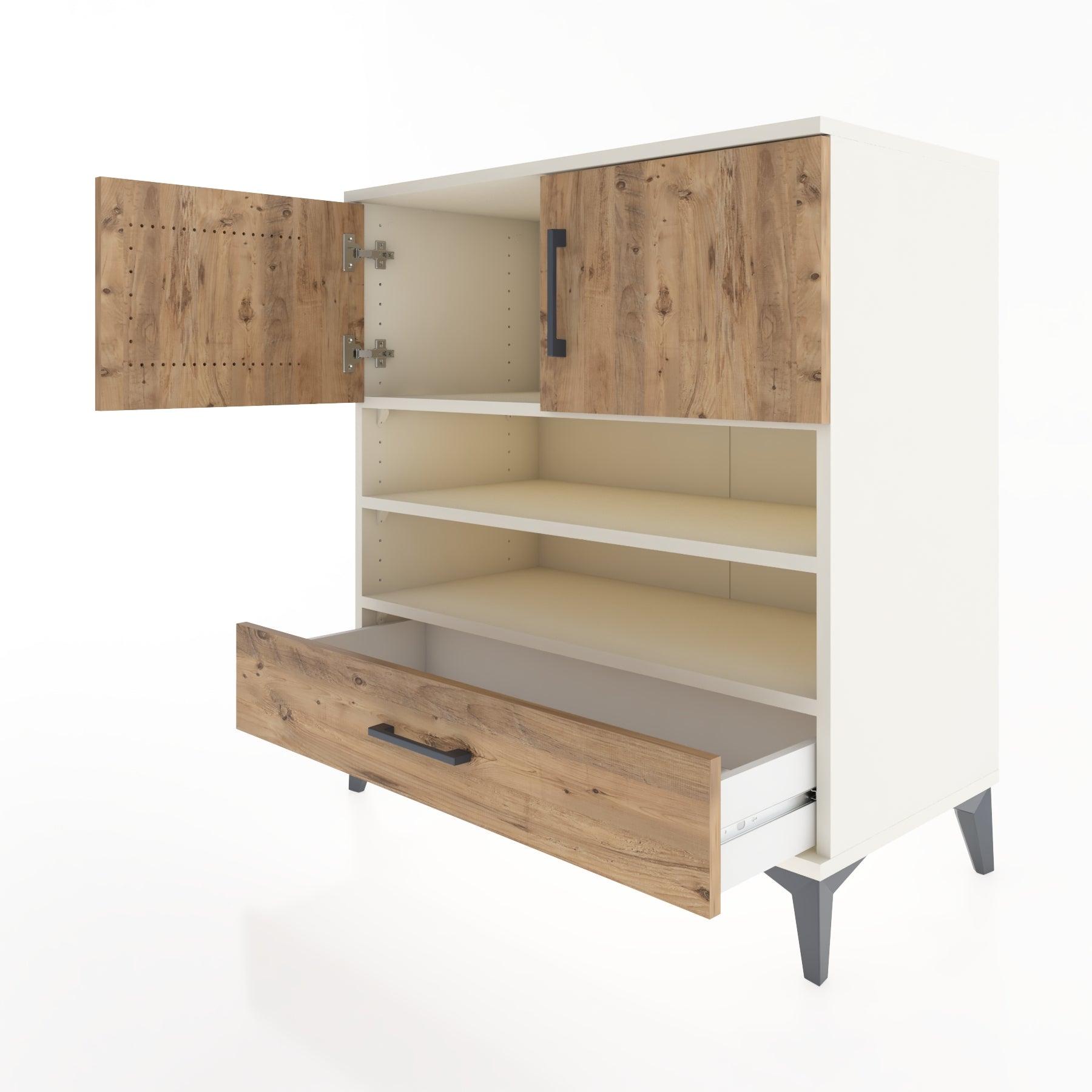 Woodntry Modular Dresser Moonstone 88x44x84 cm Functional F94-1