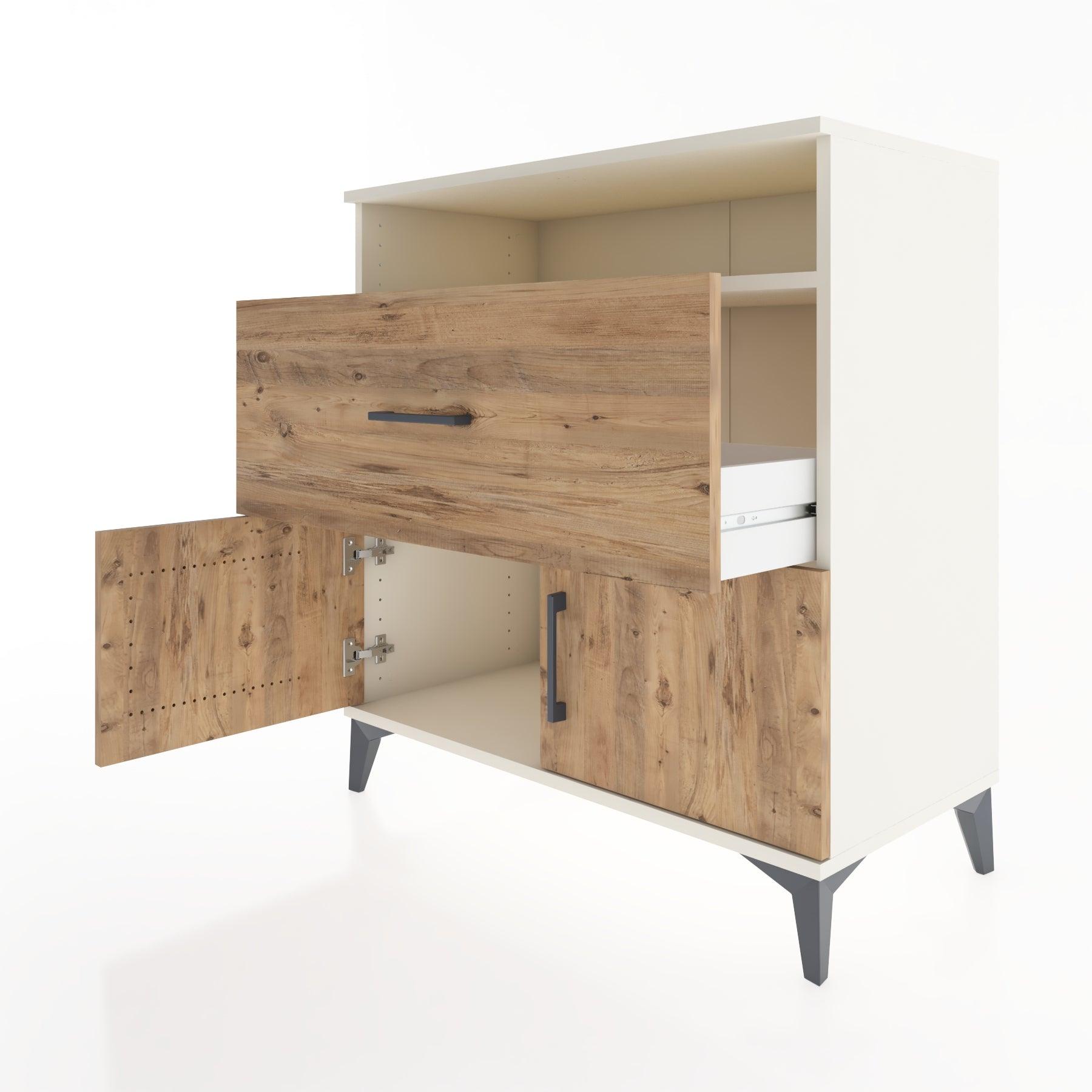 Woodntry Modular Dresser Moonstone 88x44x84 cm Functional F118-1