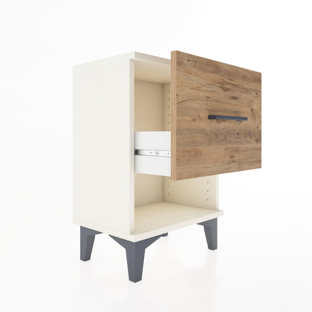 Woodntry Modüler Komodin Tek Çekmece ve Raflı 44x30x52 cm Aytaşı - Woodntry