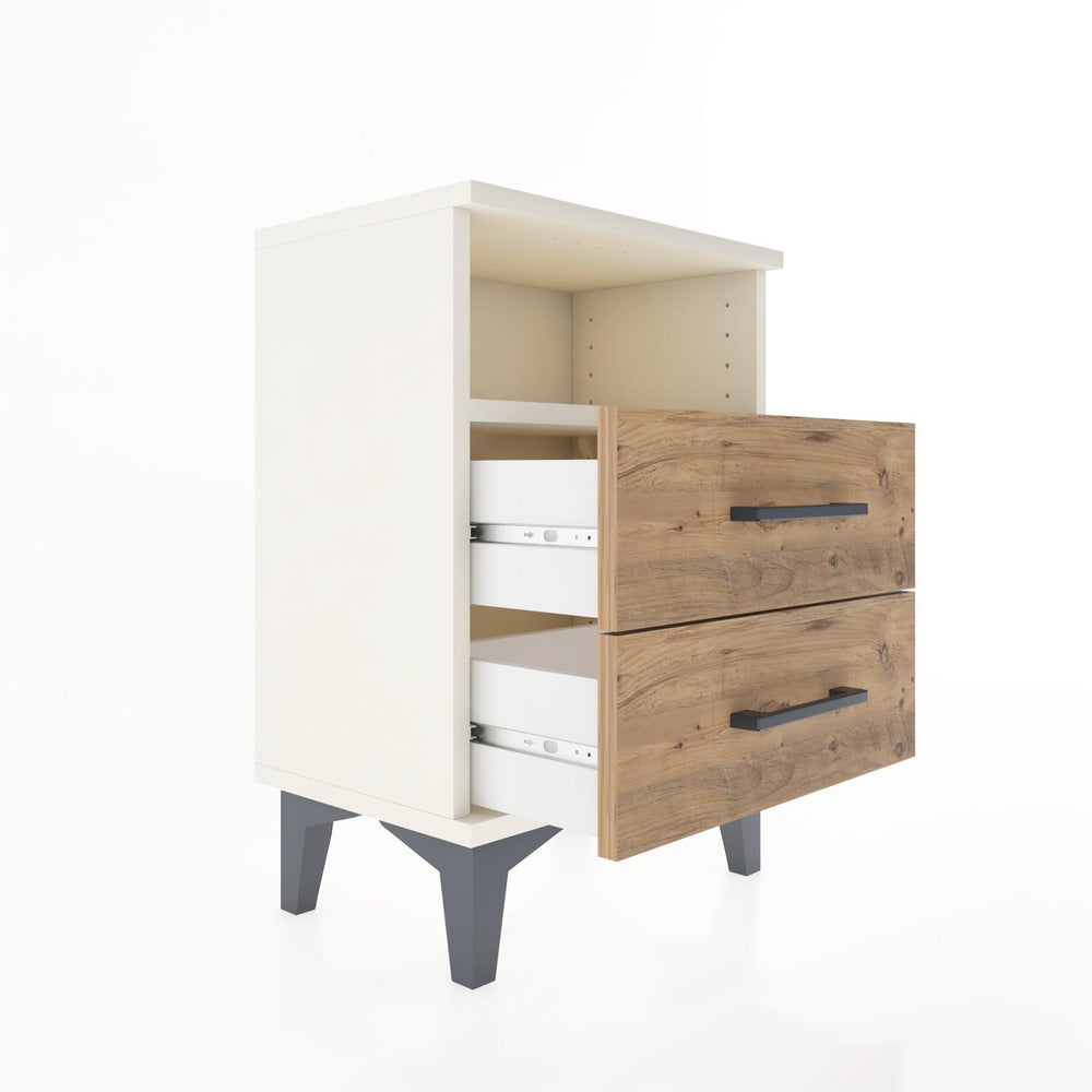 Woodntry Modüler Komodin İki Çekmeceli 44x30x52 cm Aytaşı - Woodntry