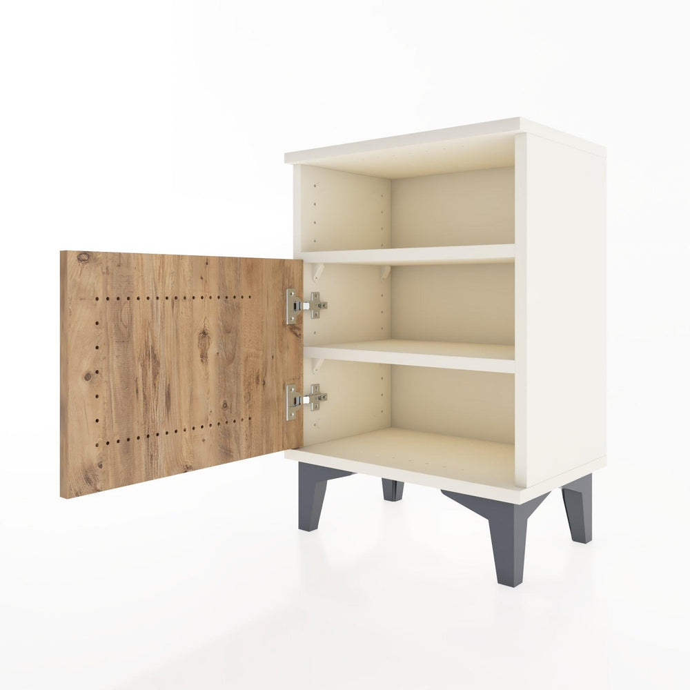 Woodntry Modüler Komodin Raf ve Tek Kapaklı 44x30x52 cm Aytaşı - Woodntry