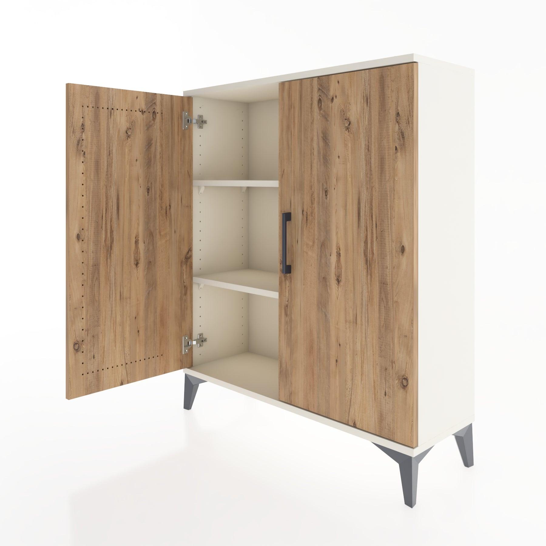 Woodntry Modüler Şifonyer Aytaşı 88x30x94 cm Kapaklı K5-1