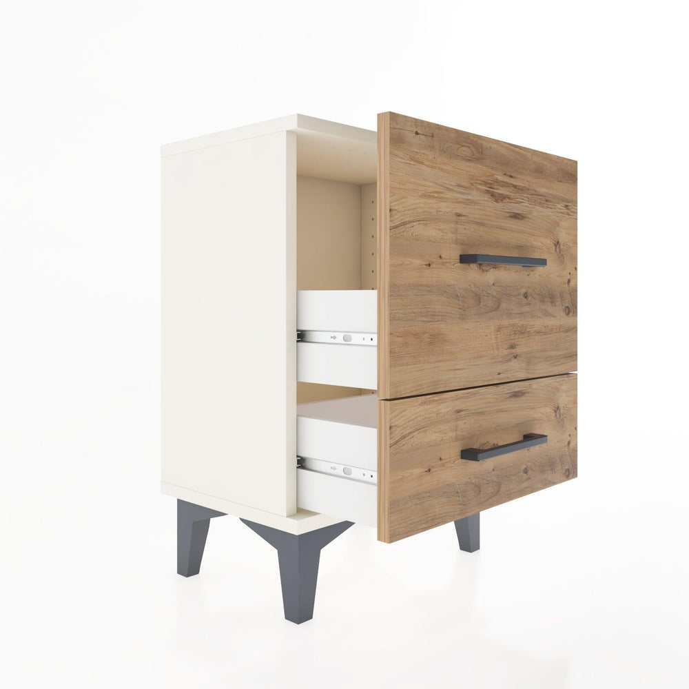Woodntry Modüler Komodin Büyük ve Küçük Çekmece 44x30x52 cm Aytaşı - Woodntry