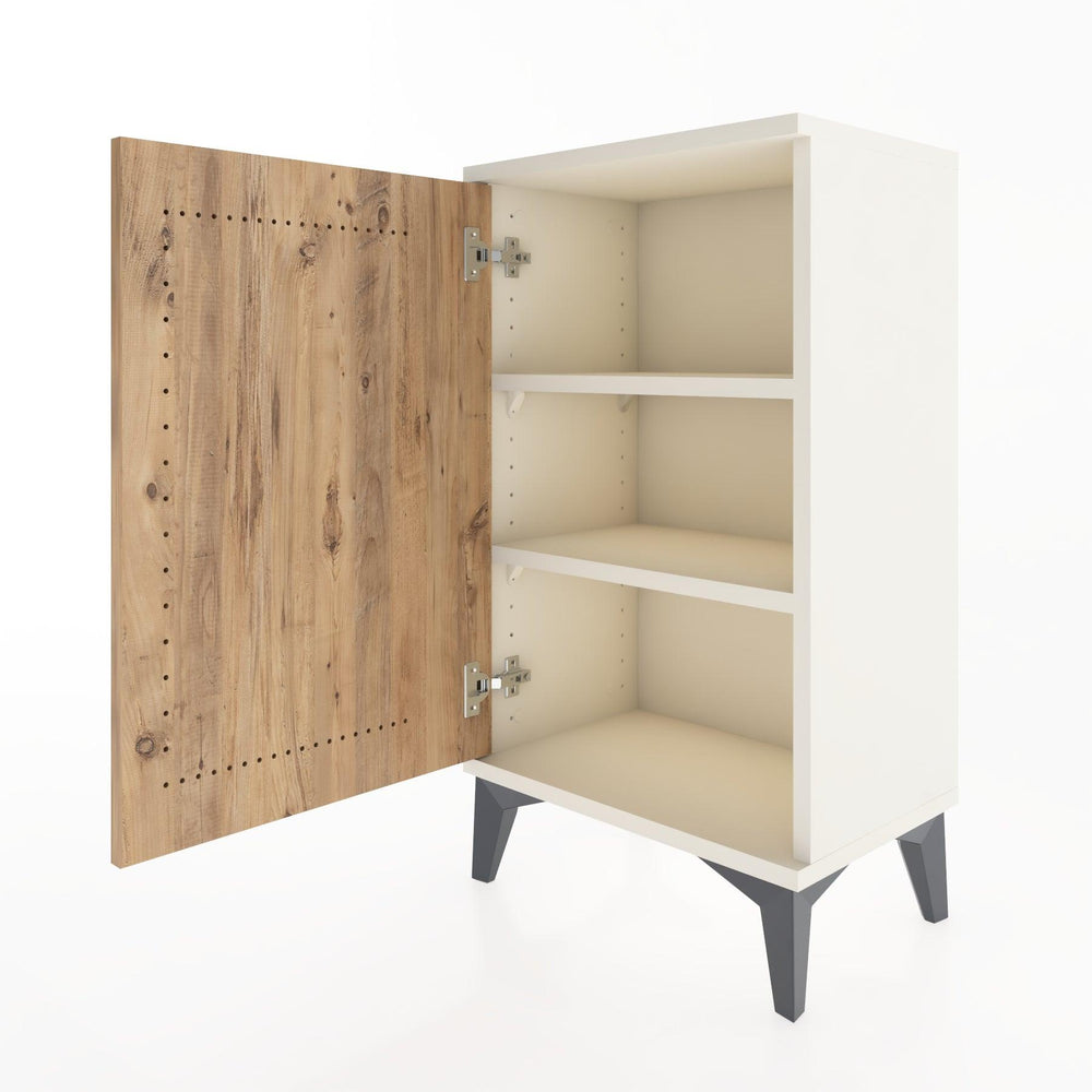 Woodntry Modüler Komodin Tek Kapaklı 44x30x68 cm Aytaşı - Woodntry