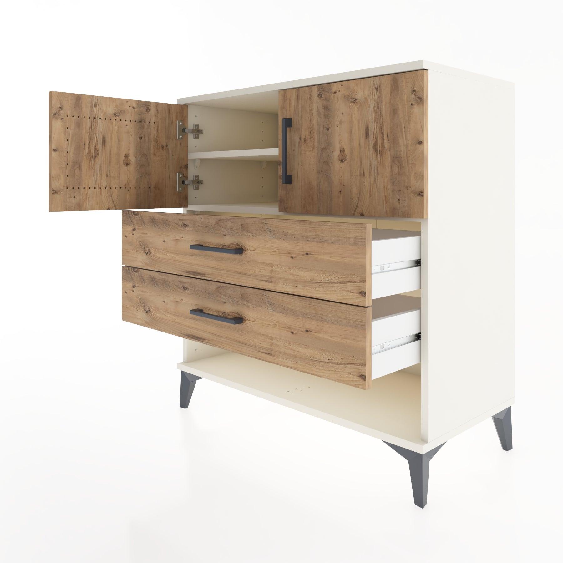 Woodntry Modular Dresser Moonstone 88x44x84 cm Functional F99-1