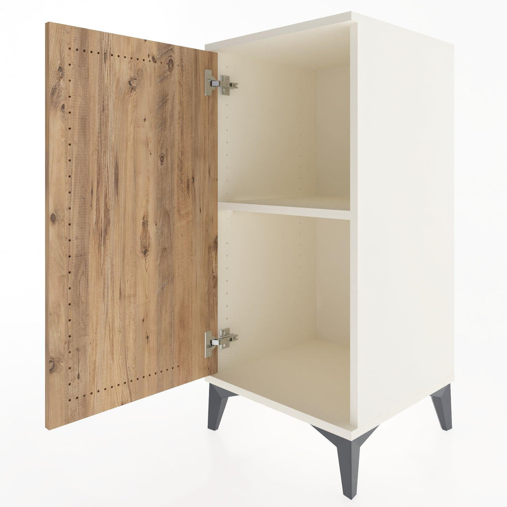 Woodntry Modular Nightstand Moonstone 44x44x84 cm With Lid K23-1