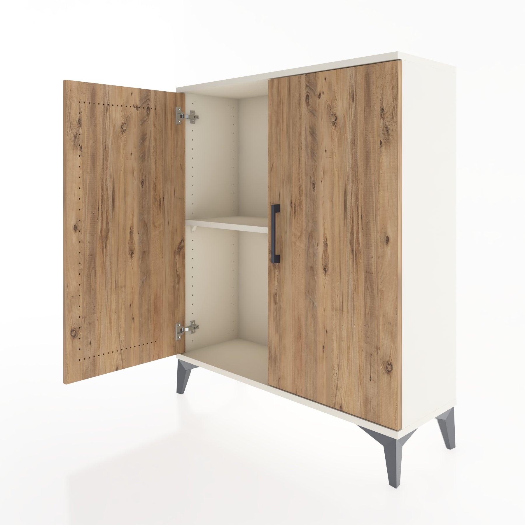 Woodntry Modüler Şifonyer Aytaşı 88x30x94 cm Kapaklı K4-1