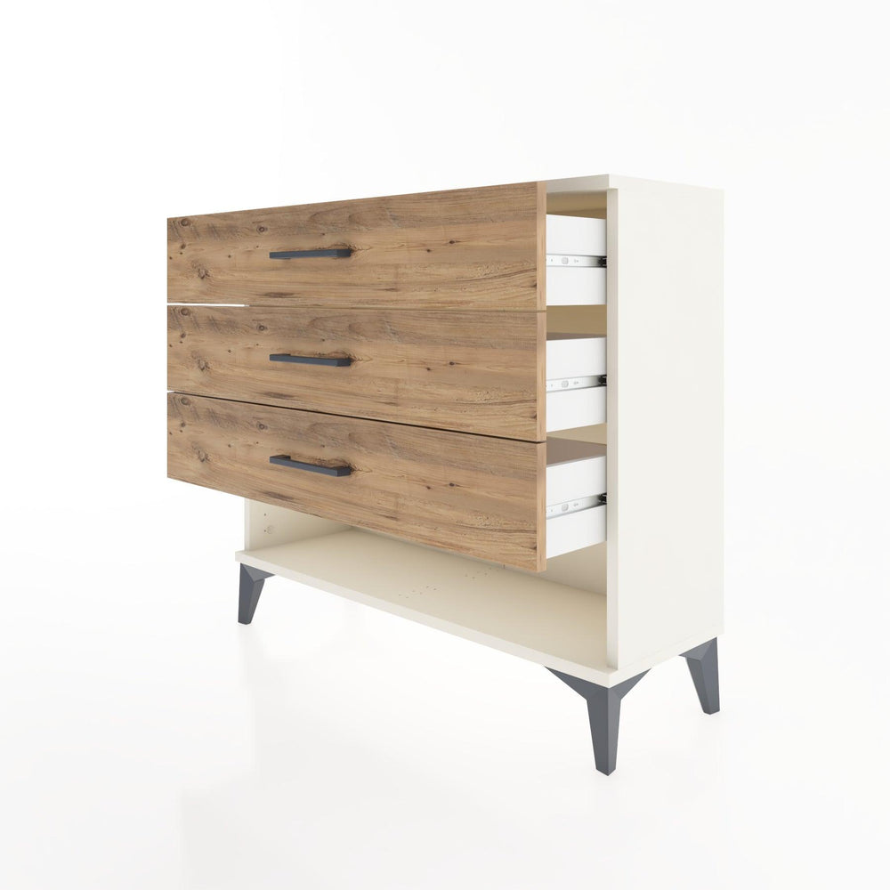 Woodntry Modüler Şifonyer Üç Çekmeceli V1 88x30x68 cm Aytaşı - Woodntry