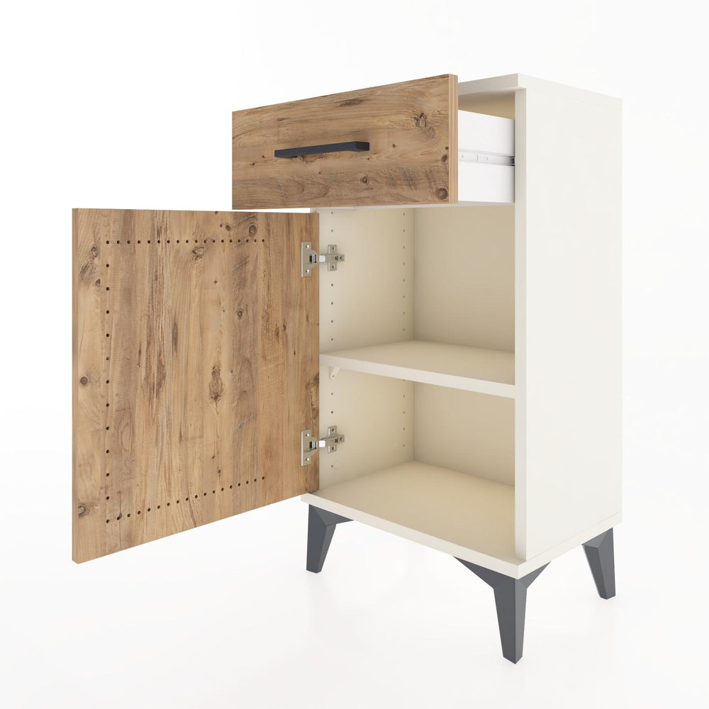 Woodntry Modüler Komodin Çekmece ve Kapaklı V4 44x30x68 cm Aytaşı - Woodntry
