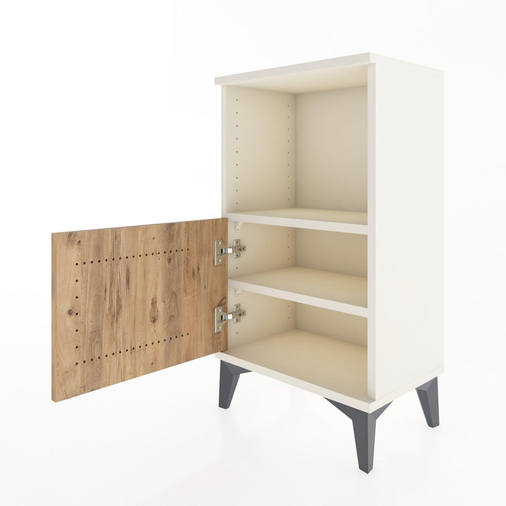 Woodntry Modüler Komodin Raf ve Tek Kapaklı V1 44x30x68 cm Aytaşı - Woodntry