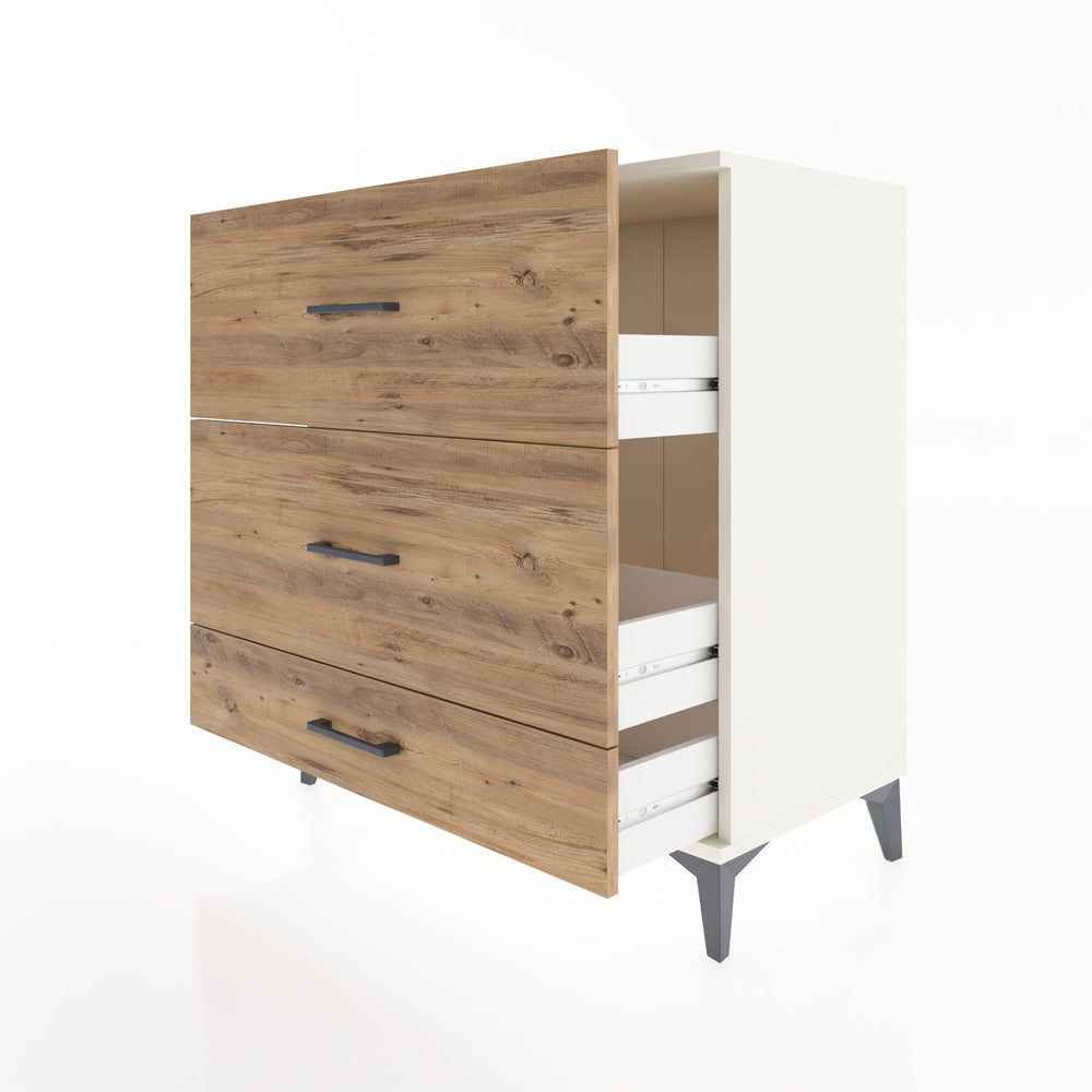 Woodntry Modüler Şifonyer Aytaşı 88x44x84 cm Çekmeceli C6-1