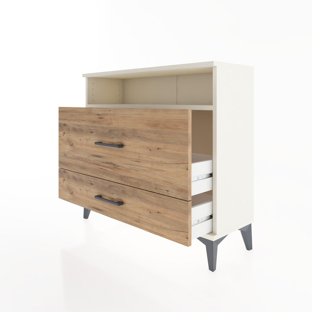 Woodntry Modüler Şifonyer İki Çekmeceli V7 88x30x68 cm Aytaşı - Woodntry