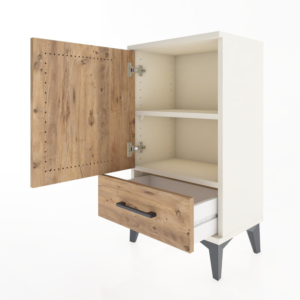 Woodntry Modüler Komodin Çekmece ve Kapaklı V3 44x30x68 cm Aytaşı - Woodntry