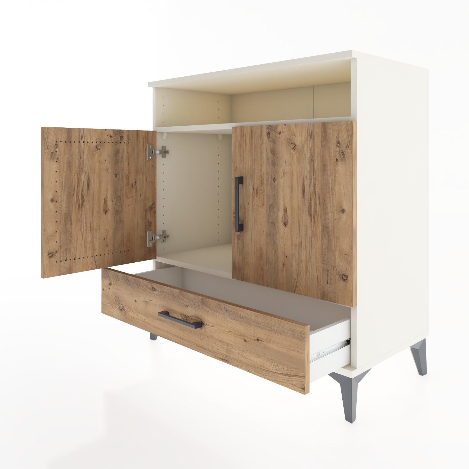 Woodntry Modular Dresser Moonstone 88x44x84 cm Functional F63-1