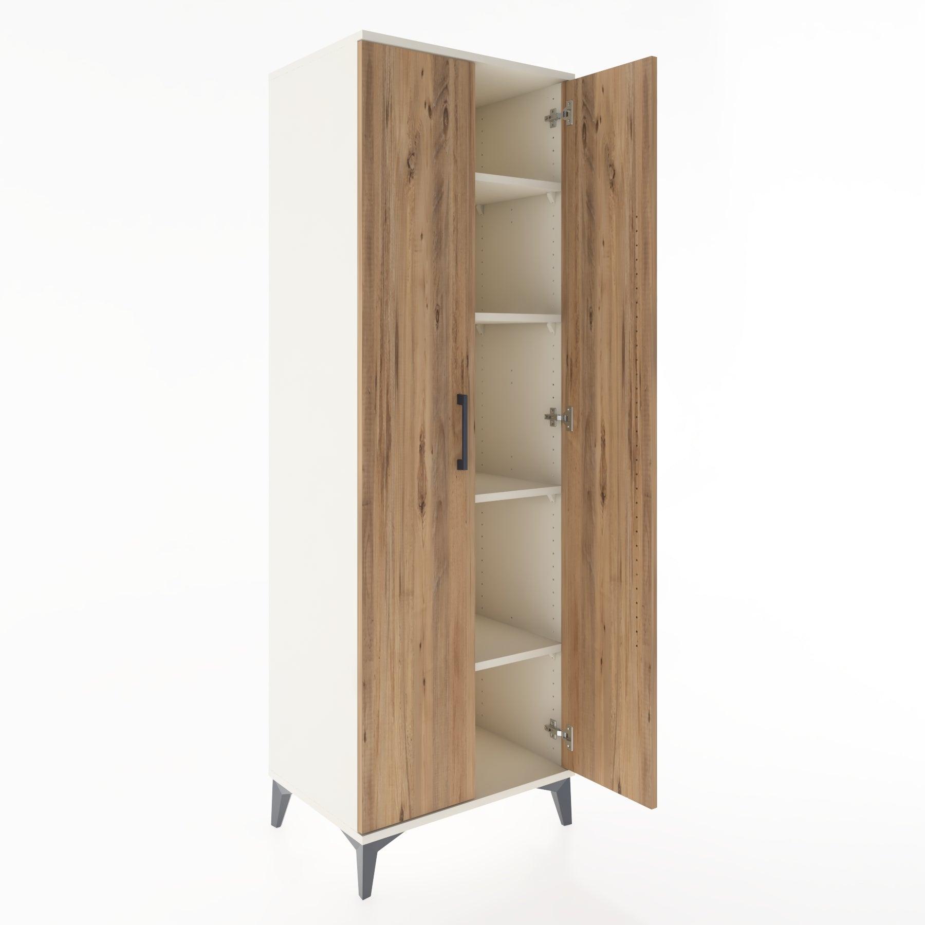 Woodntry Modular Cabinet Moonstone 60x44x170 cm with Cover K9-1