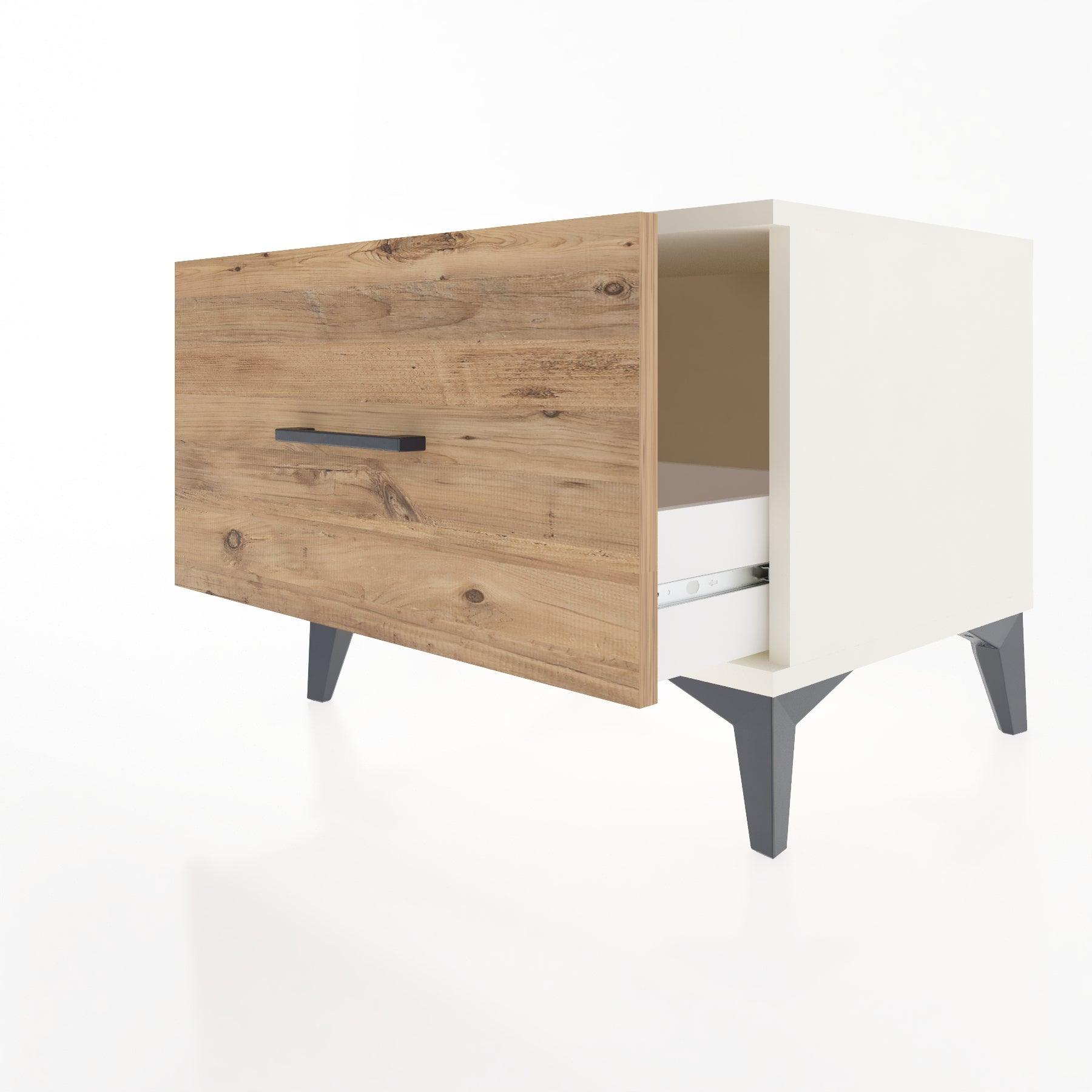 Woodntry Modular Nightstand Moonstone 60x44x68 cm Drawer C1-1