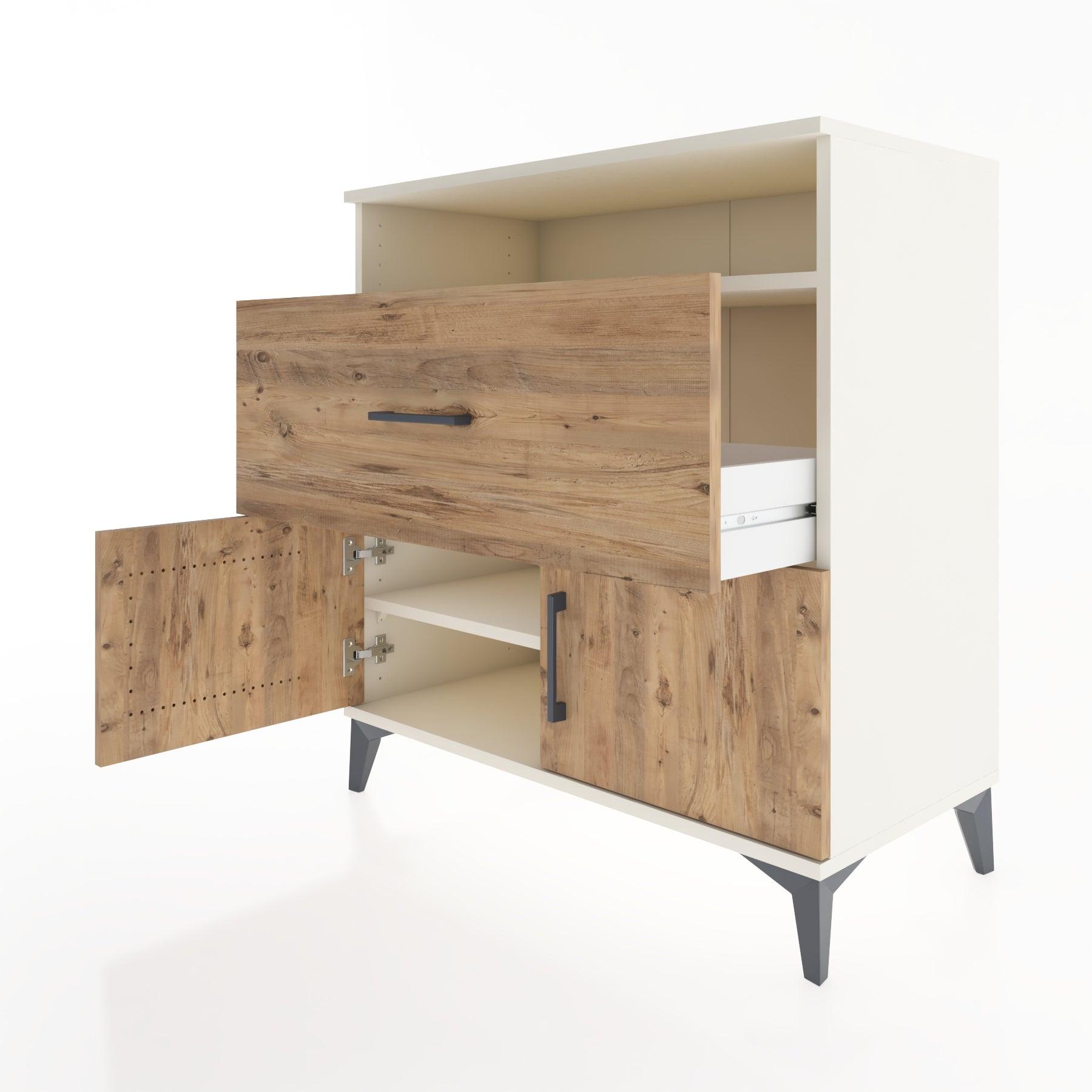 Woodntry Modular Dresser Moonstone 88x44x84 cm Functional F117-1