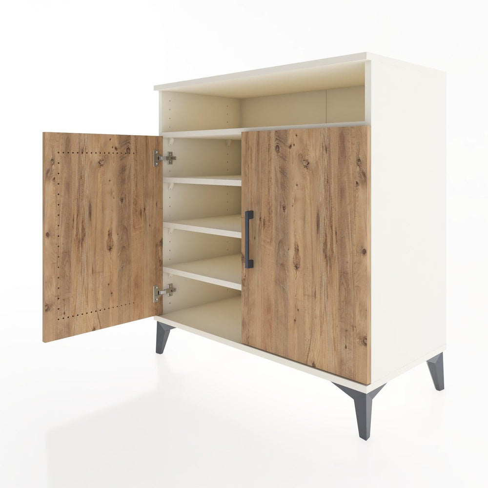 Woodntry Modüler Şifonyer Aytaşı 88x44x84 cm Kapaklı ve Raflı KR82-1