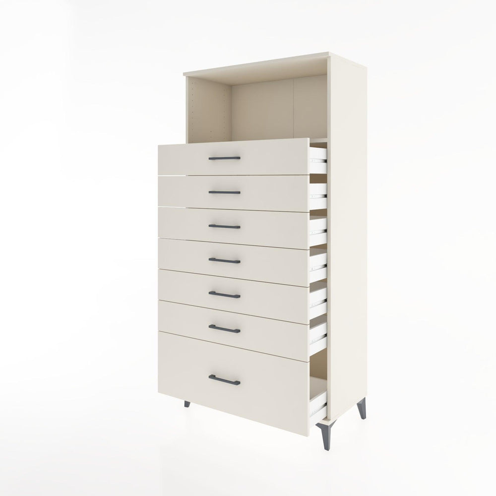 Woodntry Modular Cabinet Moonstone 88x44x170 cm with Drawers and Shelves CR38-1