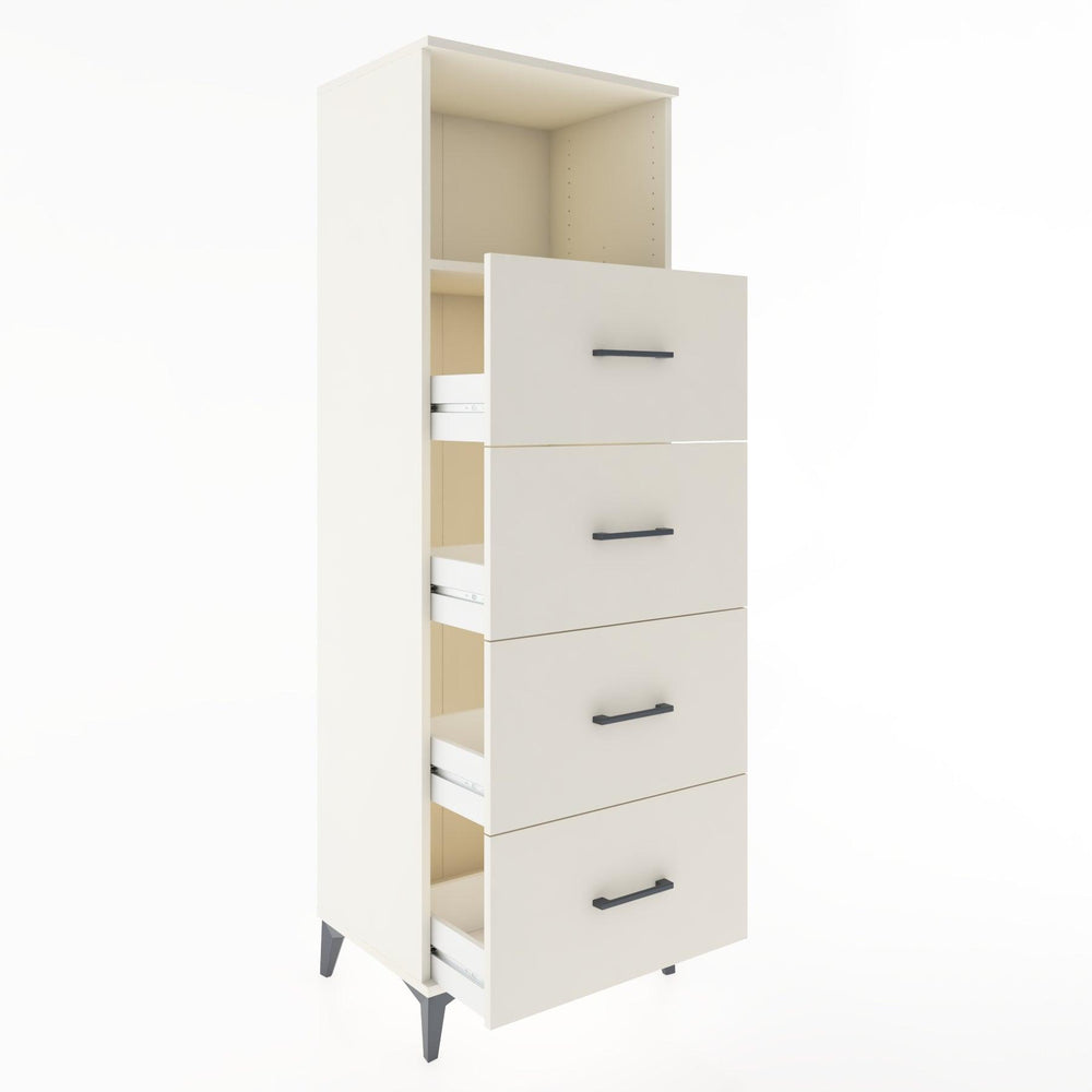 Woodntry Modular Cabinet Moonstone 60x44x170 cm with Drawers and Shelves CR52-1