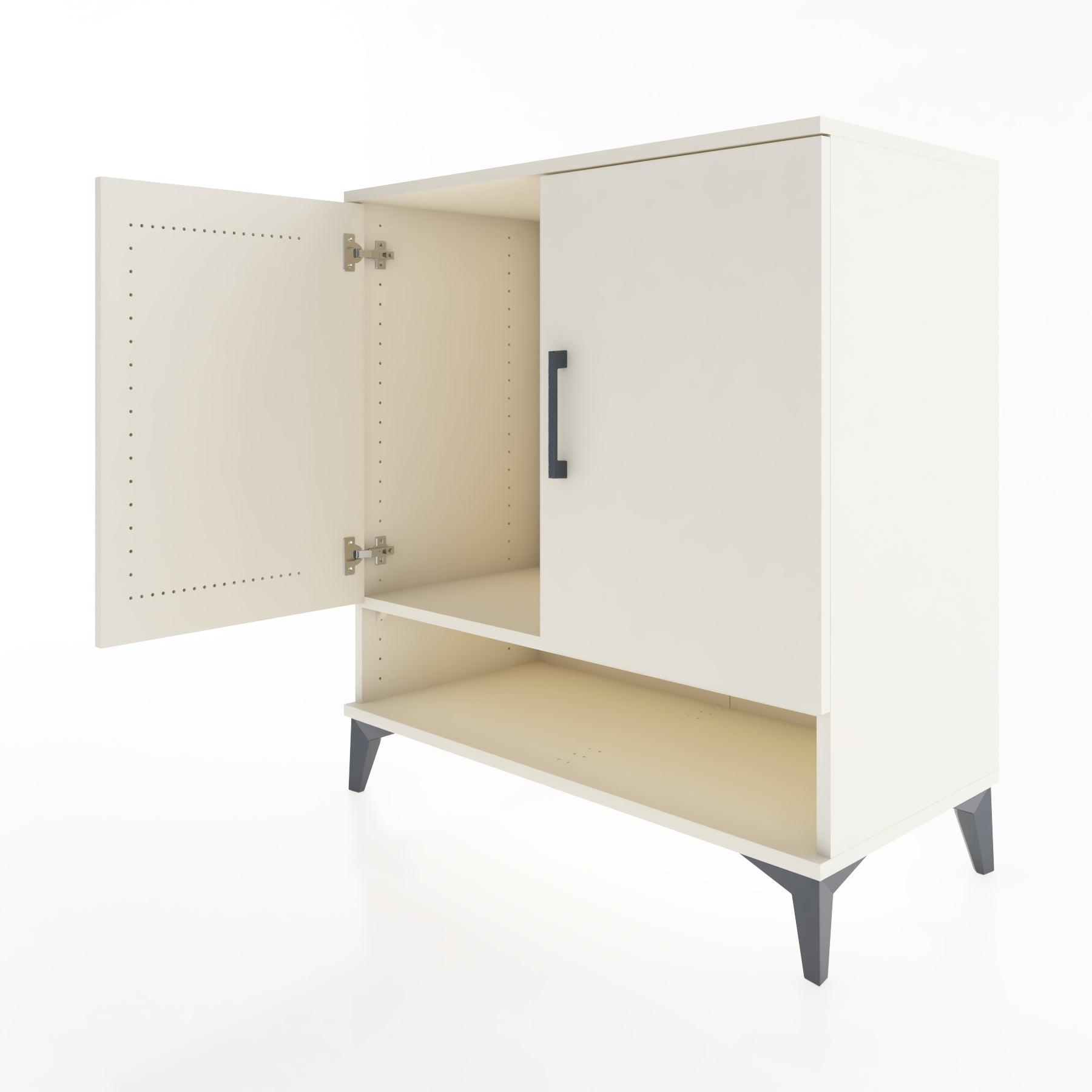 Woodntry Modular Dresser Moonstone 88x44x84 cm with Cover and Shelf KR77-1