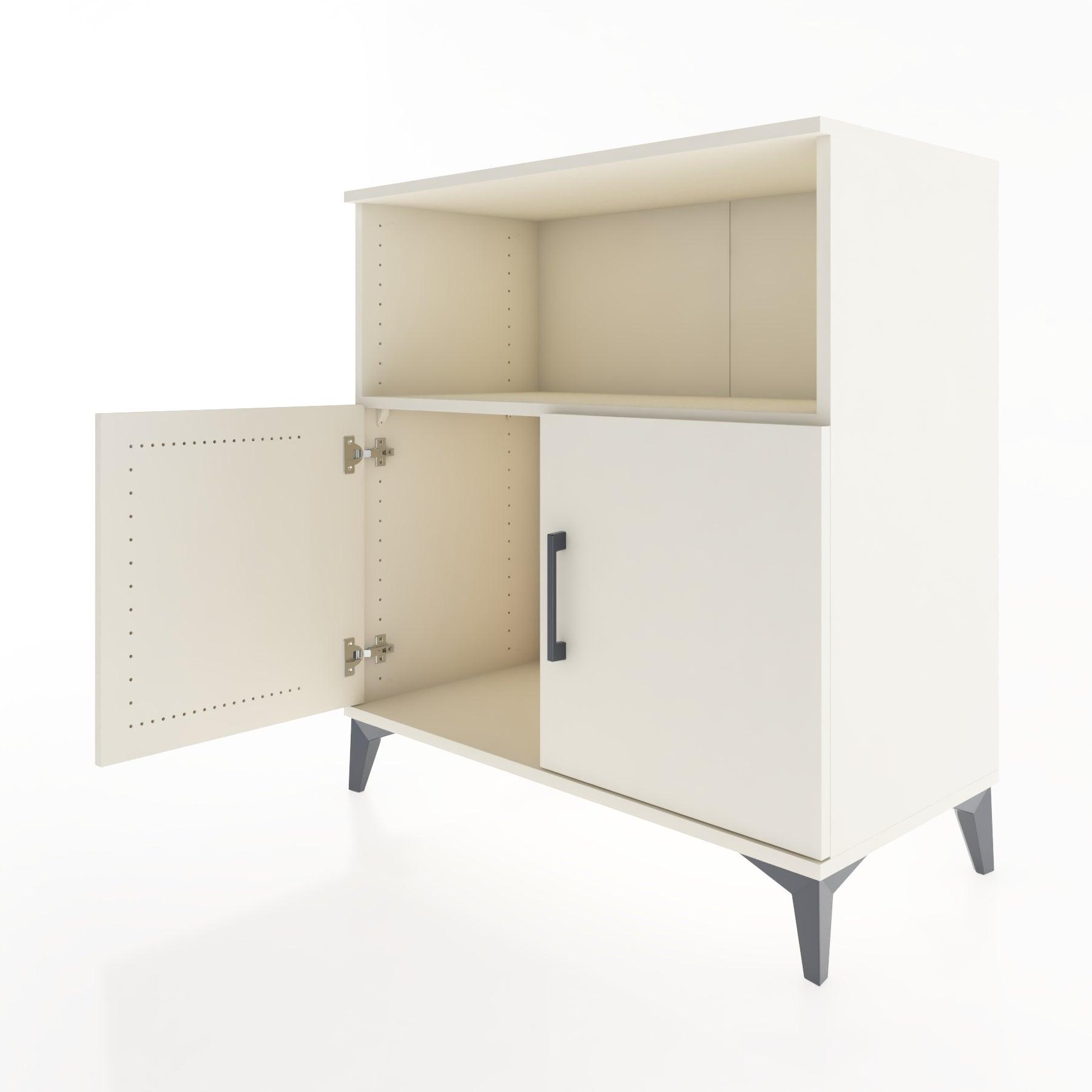 Woodntry Modular Dresser Moonstone 88x44x84 cm with Cover and Shelf KR42-1