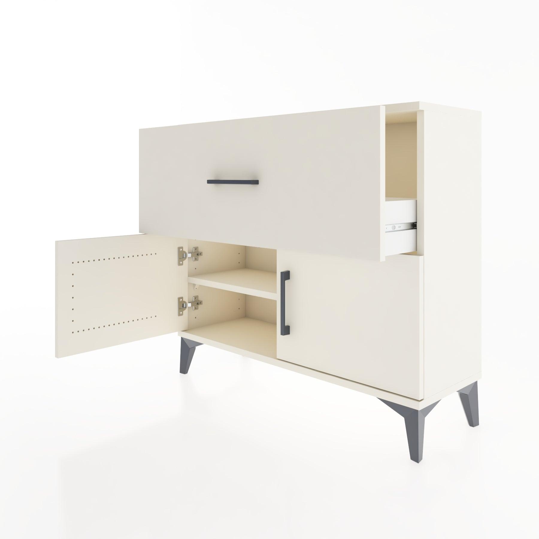 Woodntry Modüler Şifonyer Çekmece ve Kapaklı V2 88x30x68 cm Aytaşı - Woodntry